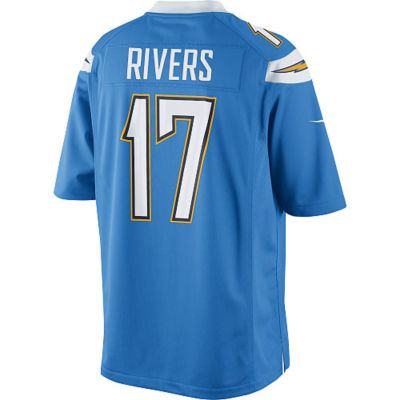 Men's Chargers Rivers Limited Alt Jersey - Light Blue /  Powder Blue