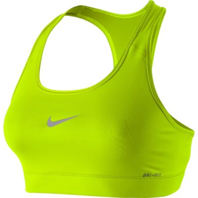 Women's New Nike Pro Bra - Fluorescent Green