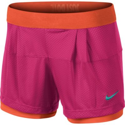 Women's Sport Mesh 2 In 1 Short - Pink