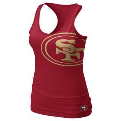 Women's 49ers Tri Big Logo Tank - Red