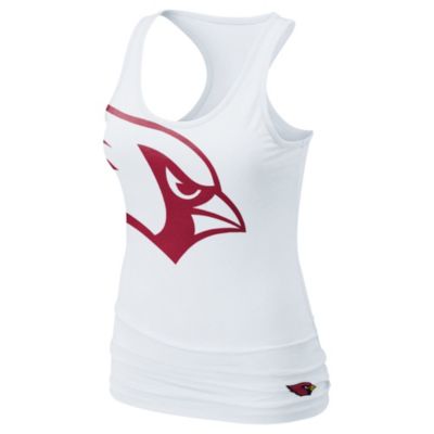 Women's Cardinals Tri Big Logo Tank - White