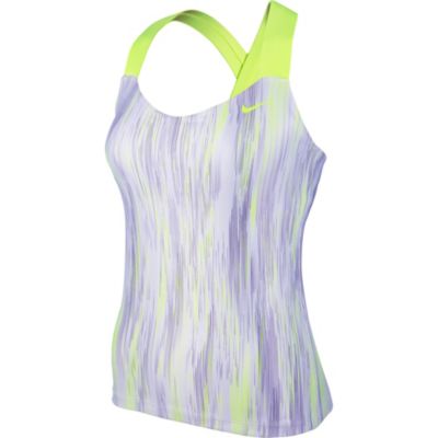 Women's Printed Tank - Purple Patterned