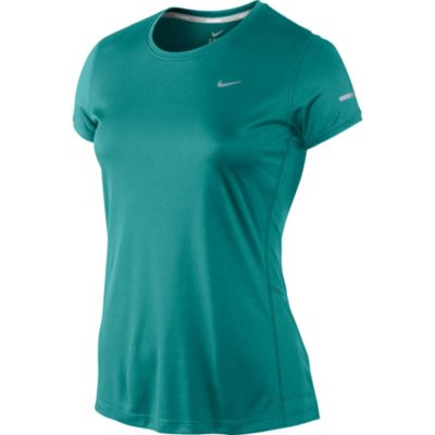 Women's Miler Short Sleeve Crew Top - Turquoise / Aqua