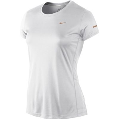 Women's Miler Short Sleeve Crew Top - White