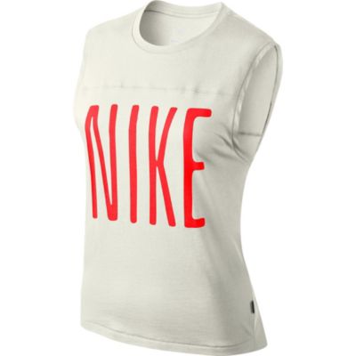 Women's Nike Ball Girl Muscle Tank - Ivory / Bone
