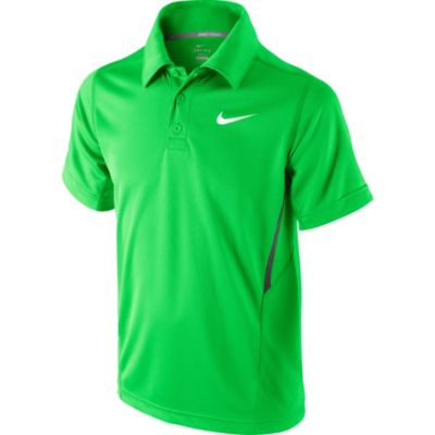 Boys' NET UV Short Sleeve Polo - Green