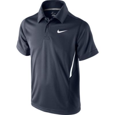 Boys' NET UV Short Sleeve Polo - Navy / Dark Blue