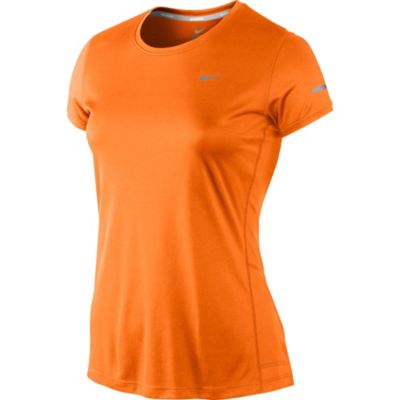 Women's Miler Short Sleeve Crew Top - Orange