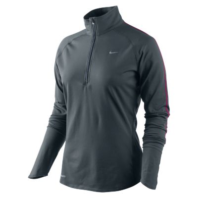 Women's Half-Zip Running Top - Dark Gray