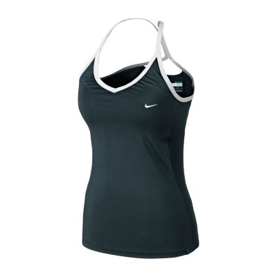 Women's Dri-FIT Classic Tennis Tank Top - Charcoal