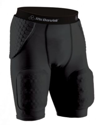 Adult HexPad Girdle w/ Hardshell Thigh Pad - Black