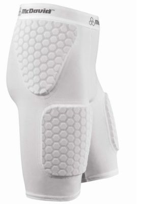 Youth HexPad Mesh Thudd Short - White