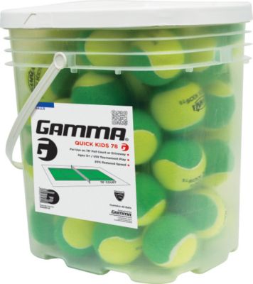 Quick Kids Ball Bucket - Green/Yellow