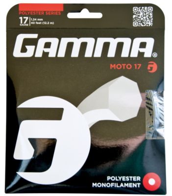 MOTO 17g Tennis String - Black