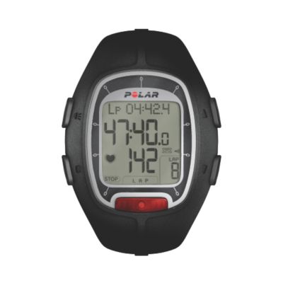 RS100 Black Running Heart Rate Monitor Watch