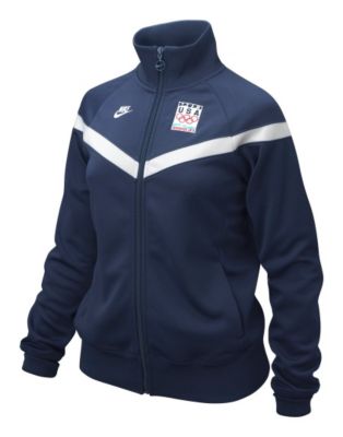 Women's USA Team Eugene Track Jacket - Navy / Dark Blue
