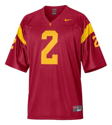 USC # 2 Replica Jersey - Red