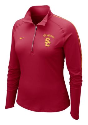 Women's USC Dri-FIT Elemnet 1/2 Zip Top - Red