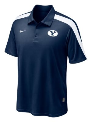 Men's BYU Hot Route Polo - Navy / Dark Blue