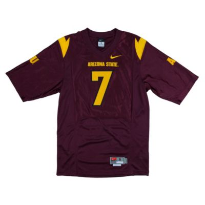 Men’s ASU # 7 Replica Jersey - Maroon / Dark Red