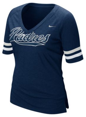 Women's Padres Fan Tee - Navy / Dark Blue
