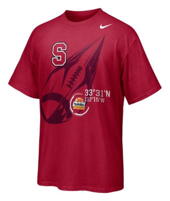 Men's Stanford 2012 Fiesta Bowl Bound Tee - Red