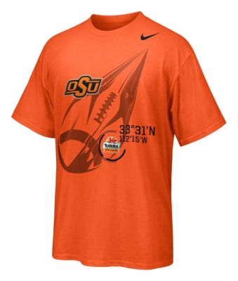 Men's Oklahoma State 2012 Fiesta Bowl Bound Tee  - Orange