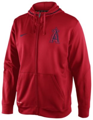 Men's Angels TKO Therma-FIT Zip Hoody  - Red
