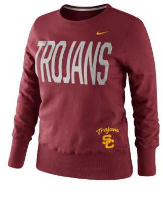 Women's USC Classic Fleece Crew - Red