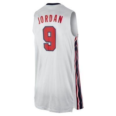 Men's Retro USA Basketball Michael Jordan Jersey - White