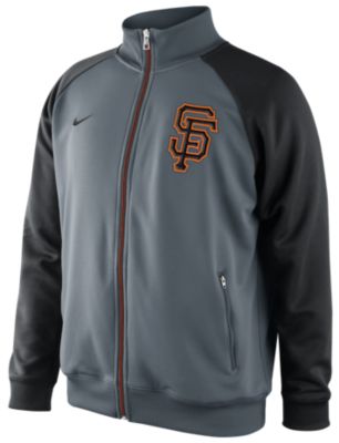Men's Giants Track Jacket - Charcoal
