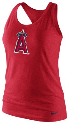 Women's Angels Tri-Blend Logo Tank - Red