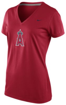 Women's Angels Legend V-Neck Tee - Red