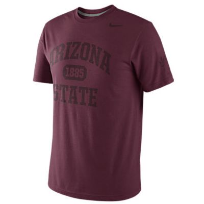 Men's ASU Tribute Tri-Blend Tee - Maroon / Dark Red