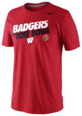 Men's Wisconsin 2013 Rose Bowl Bound Tee - Red