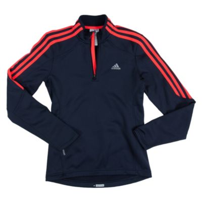 Women's Resp Fleece L/S 1/2 Zip Top - Black