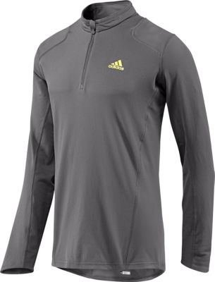 Men's Supernova L/S Half Zip - Charcoal