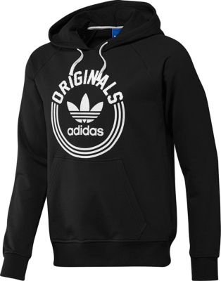Men's Collegiate Hooded Sweatshirt - Black