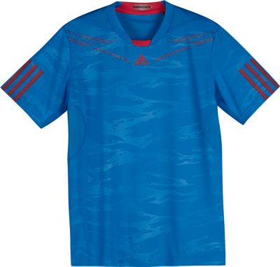 Boys' adipower™ Barricade Tee - Bright Blue/Core Energy