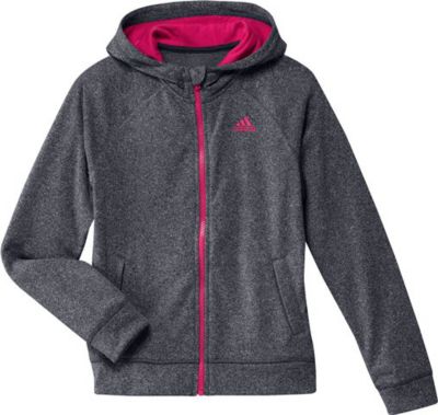 Girls’ Ultimate Full-Zip Hoodie - Charcoal