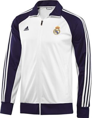 Men's Real Madrid Core Track Jacket - White