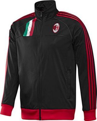 Men's AC Milan Core Track Jacket - Black