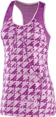Women's PowerLuxe Houndstooth Tank - Pink Pattern