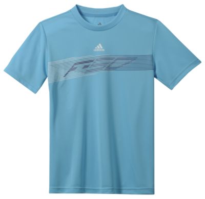 Boys' F50 Poly Short Sleeve Tee - Light Blue /  Powder Blue