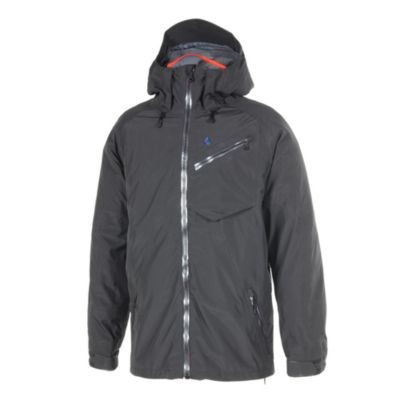 Men's Bjorn 3-Layer Wolf  Jacket - Black Patterned