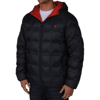 Men's Hooded Puff Puff Jacket - Navy / Dark Blue