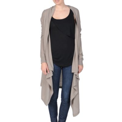 Women's Ala Mode Sweater Wrap - Tan