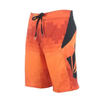 Men's V6S Pixelater Boardshort - Red Patterned