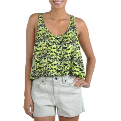 Women's Hey Poppy Cami - Fluorescent Green