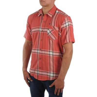 Men's Open Void S/S Woven - Red